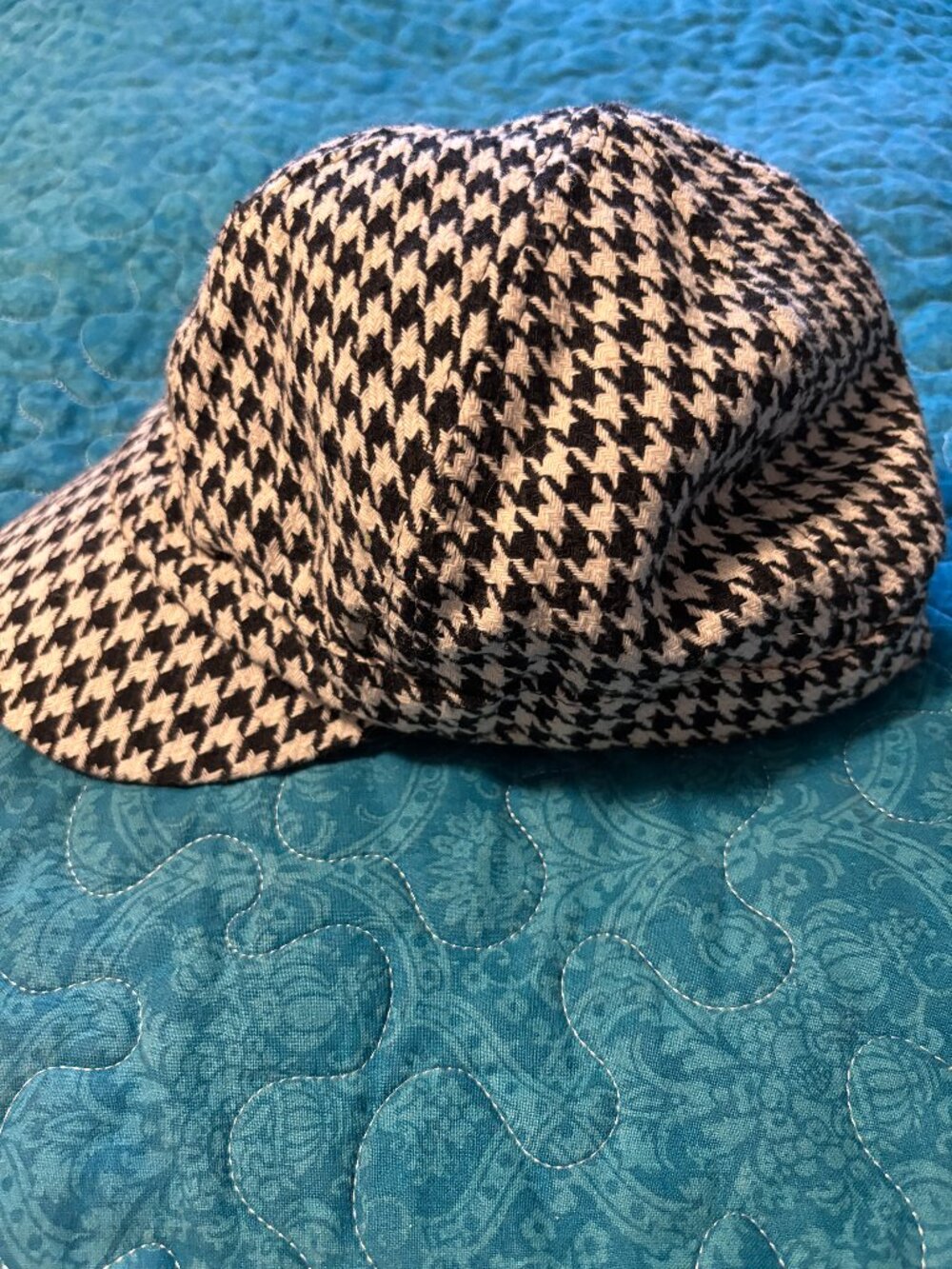 Disneyland Resort Retro Hat Black/White Houndstooth for Adult